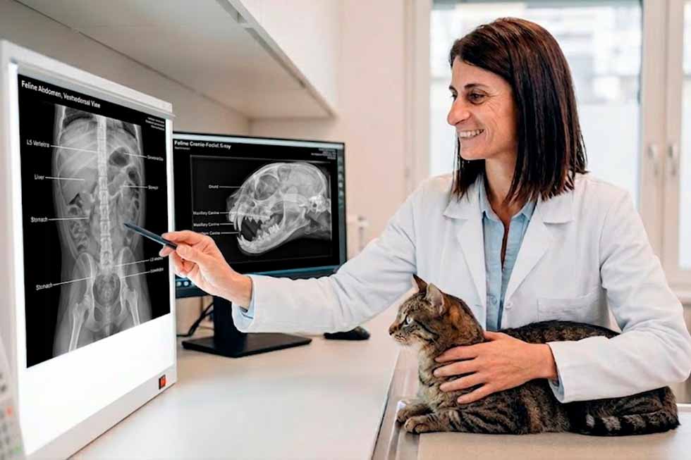 Fotografía de interpretación de radiografías