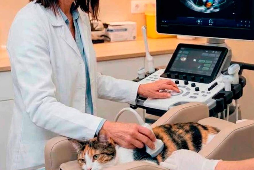 Una ecocardiografía